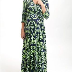 Pinkblush Maternity 3/4 Sleeve used Maxi dress